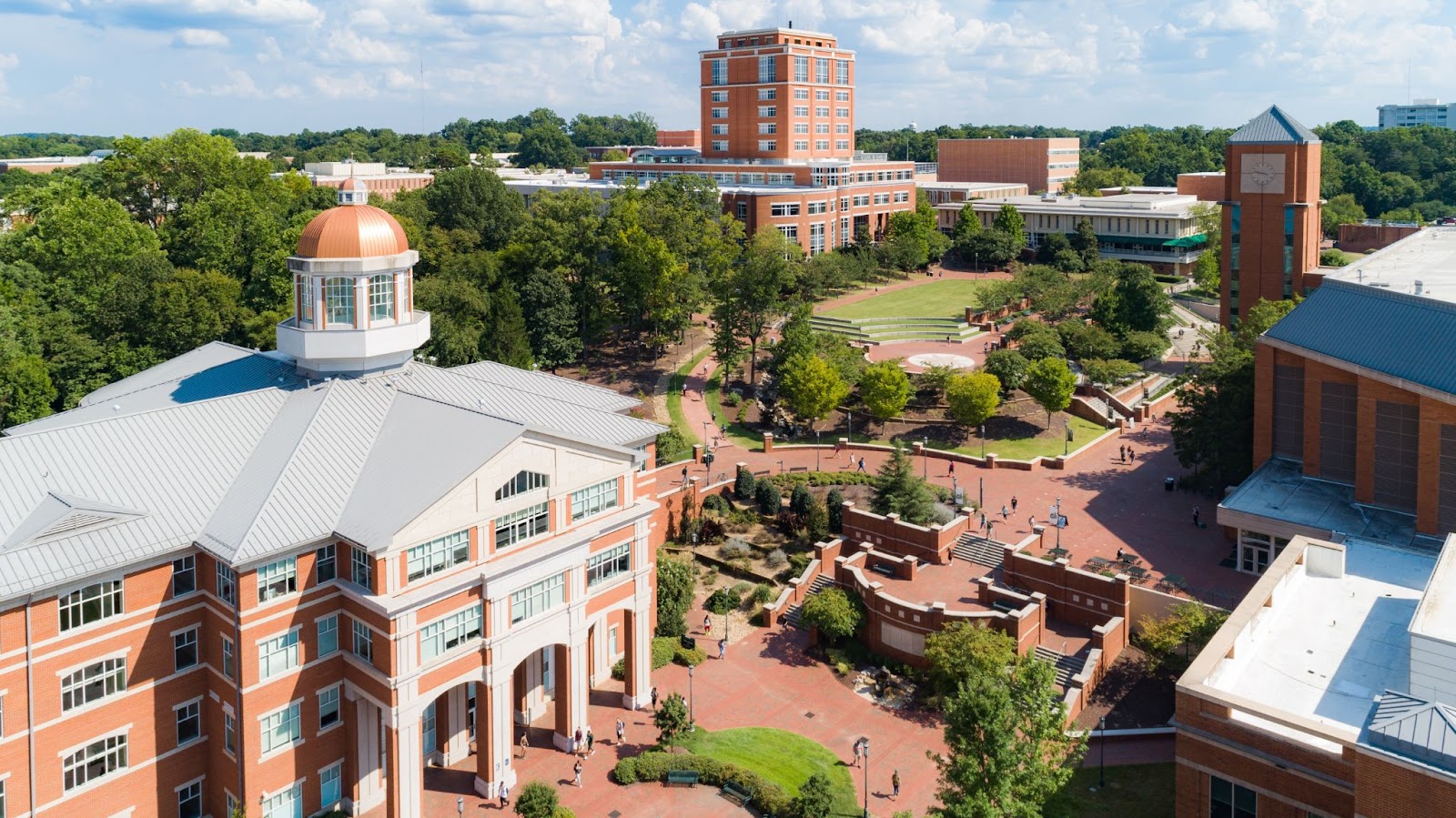 UNC Charlotte Aerial View of Main Campus
