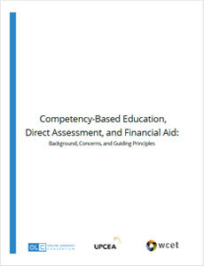 Competency-Based Education - Direct Assessment - Financial Aid Policy Brief