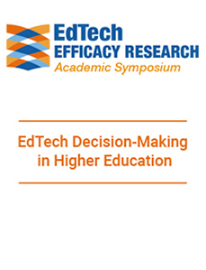 EdTech Decision-Making in Higher Education