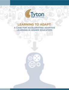 Learning to Adapt: A Case for Accelerating Adaptive Learning in Higher Education