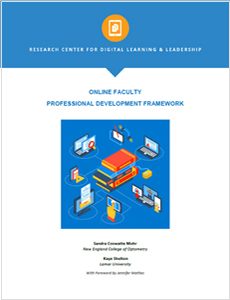 Online Faculty Professional Development Framework