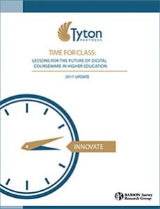 Time for Class 2017 - Tyton Partners Research Study