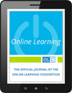 Online Learning Journal Special Edition: Learning Analytics